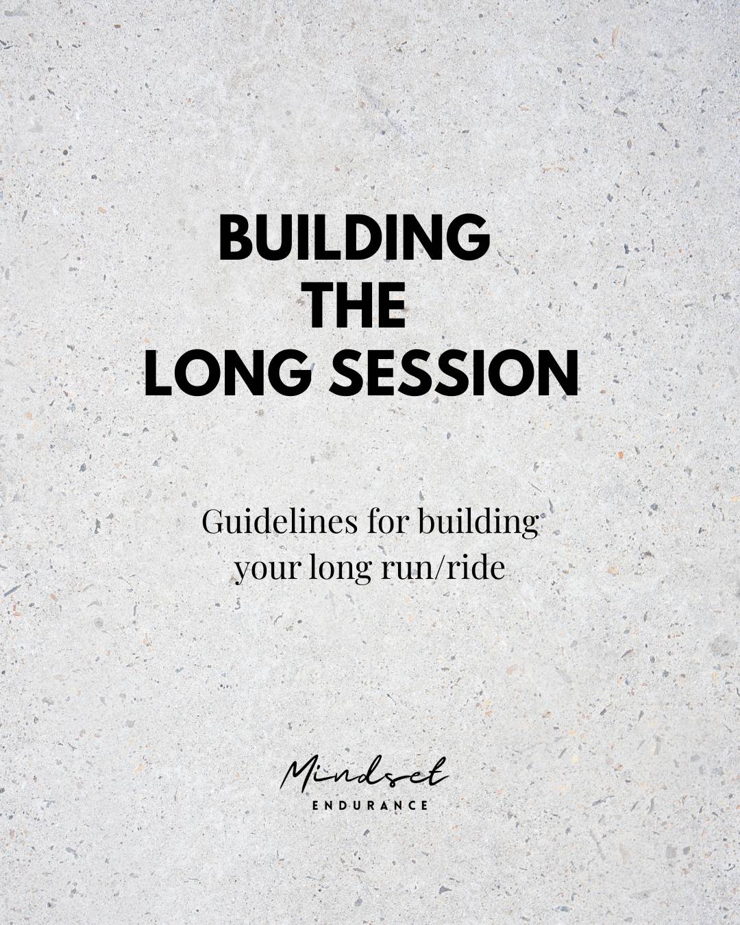 Building the Long Run & Ride